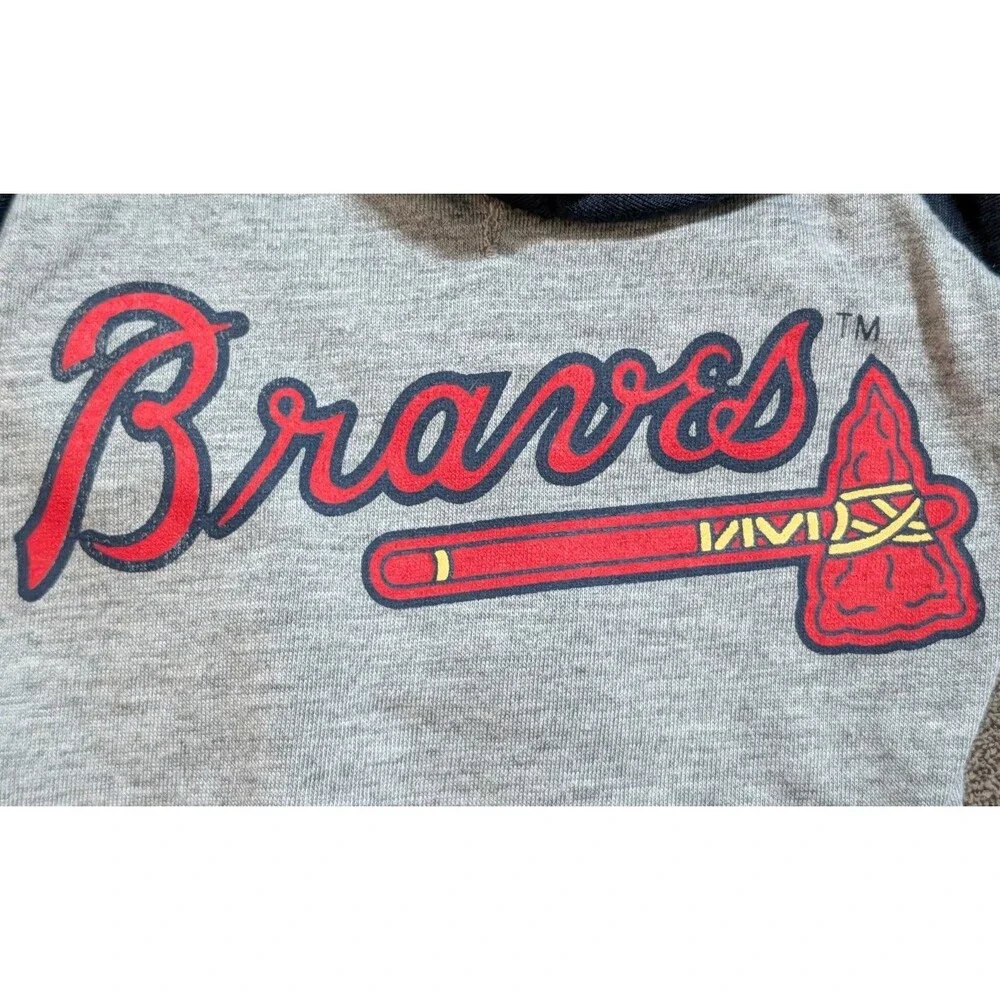 NWT Atlanta Braves Dog Hoodie Shirt Size XS MLB Pets First Licensed New